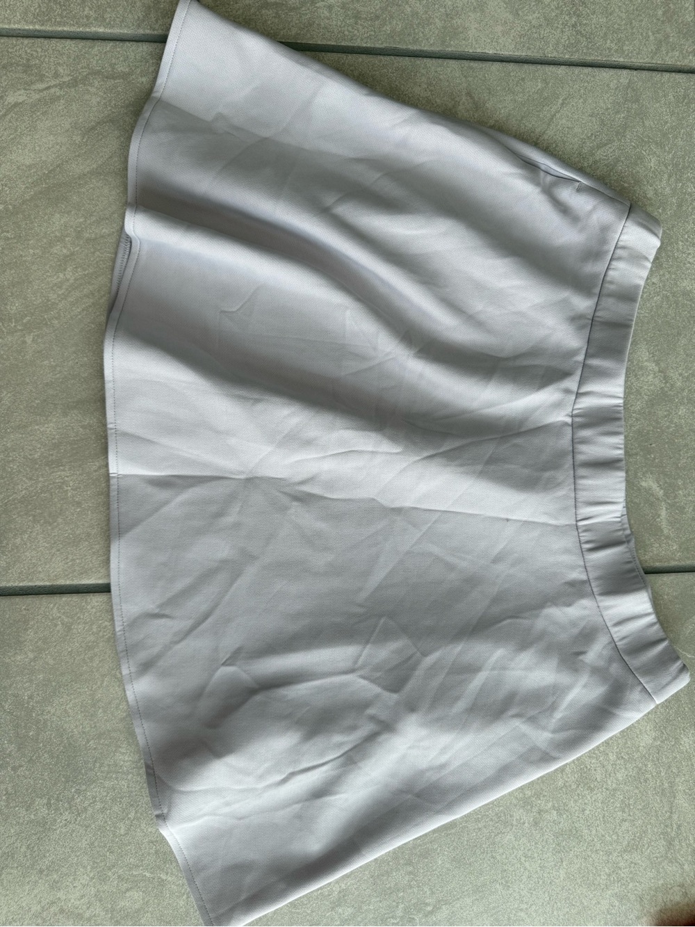 Express White Mini Flared Skirt Size L